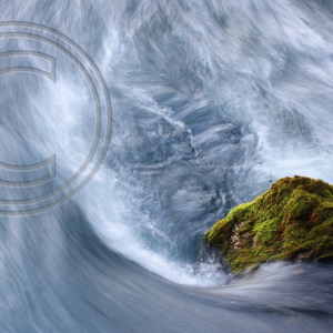 mossy rock, slow shutter -- Big Spring, MO