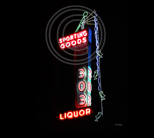 303 Liquor Sign