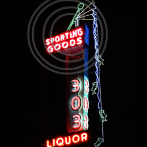 303 Liquor Sign