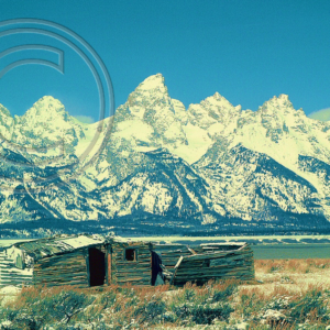 Grand Tetons, log cabin