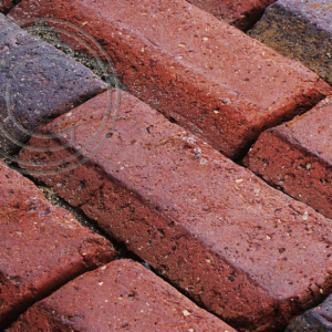 beveled bricks on Poplar Street