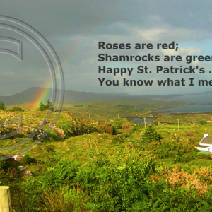 double rainbow along the Ring of Kerry, Roses are red . . .