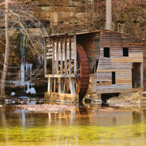 Falling Spring, MO with ice