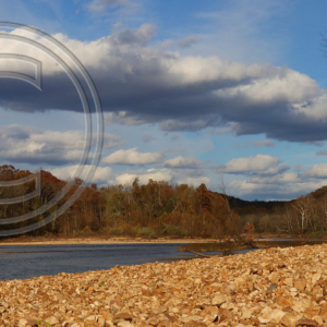 gravel bar, Current River, MO